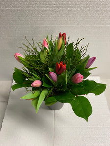 Tulpenstrauss bunt